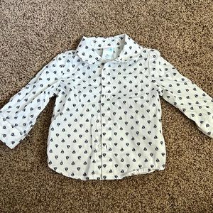 Button long sleeve polo for baby boy